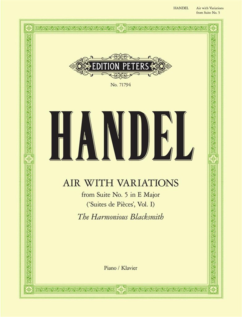Air with Variations The Harmonious Blacksmith